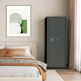 INTERGREAT 12-15 Gun Safe, Long Gun Safe for Rifle and Pistols, Large Gun Cabinet Safe with Removable Gun Racks, Digital Gun Cabinet with Multifunction Lock, 4 Pistol Pockets INTERGREAT