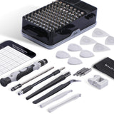 SHOWPIN 122 in 1 Precision Computer Screwdriver Kit, Laptop Screwdriver Sets with 101 Magnetic Drill Bits, Electronics Tool Kit Compatible for Tablet, PC, iPhone, PS4 Repair SHOWPIN