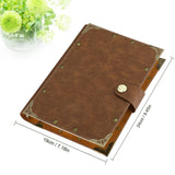 SEEHAN A5 Journal Vintage Binder Journal Notebook 200 Pages, PU Leather Blank Journal Sketchbook A5 Notepads Travel Journal for Writing Drawing SEEHAN