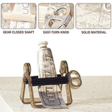 Luxury Paint Tube Squeezer Wringer Tool - Rolling Metal Tube Squeeze Roller for Toothpaste - Metal Toothpaste Tube Squeezer for Artists, Hair Salons, Painters - Daily Living Essential (White) Iensen