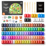 Shuttle Art 117 PCS Small Block Polymer Clay Kit, 95 Unique Colors & Extra Basic Colors, 5 Modeling Clay Tools, Non-Toxic, Non-Sticky, DIY Art Craft Gift for Kids Beginners Shuttle Art