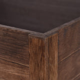 SENRYEE Farmhouse Antique Black Wooden Crate for storage,Rustic Decorative Boxes,Set Of 3 Extra Large Nesting Wooden Storage Crates For display ,Handmade Natural Solid Wood Box (Rustic Black) SENRYEE