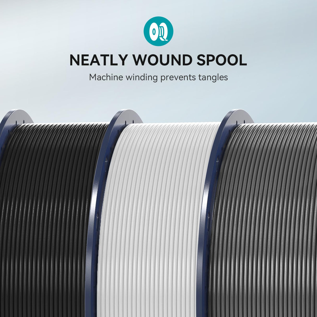 PETG Filament 1.75mm - 2kg(4.4lbs) Elite 3D Printer Filament, 1.75mm Dimensional Accuracy +/- 0.02mm, Black + Transparent Bundle YOOPAI