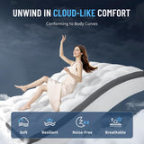 4 Inch Memory Foam Mattress Topper King -Cooling Extra Thick 2000 GSM Pillow Top Mattress Topper Body-Contouring Support for Back Pain Relief with 8"- 21" Deep Pocket (78"x80") LIANLAM