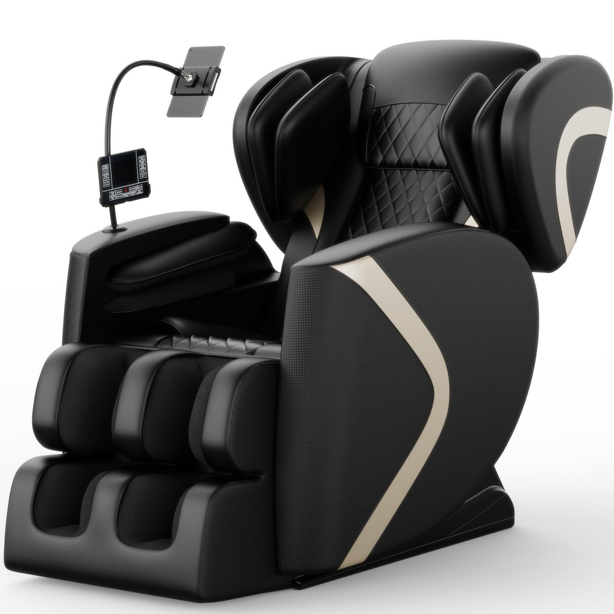 VUYSUYVY 2025 Massage Chair Full Body, Zero Gravity Massage Chair and Recliner with 8 Fix Rollers, Heating, Foot Massage, Auto Modes, Bluetooth Speaker, Touch Screen Controller VUYSUYVY