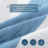 Gotcozy Heated Mattress Pad King Size Dual Control - Electric Mattress Pad Fit up to 15‘’ with 6 Heat Setting & 10 Hour Auto Off ETL Certified Machine Washable(Blue) GOTCOZY