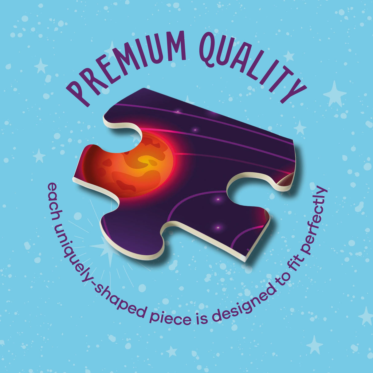 Glow in The Dark 100 Piece Galaxy Puzzle for Kids - Space Jigsaw Puzzles Toys for Boys & Girls Ages 6-8 - Christmas Birthday Gifts for Age 6 7 8 Year Old Toddler Boy Girl Gift - Planet Toy Dan&Darci