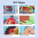 Acudotr Sun and Moon Face Diamond Painting Kits for Adults, 5D DIY Diamond Art Kits for Beginners, Full Drill Diamond Painting Kits for Home Wall Decor, 12x12 Inch Acudotr