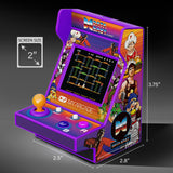 MY ARCADE Data East Hits Pico Player - Game for Kids and Adults, 3.75" Fully Playable Portable Tiny Arcade Machine with 108 Retro Games, 2" Screen Color Display, Battery Powered, Purple, Small My Arcade