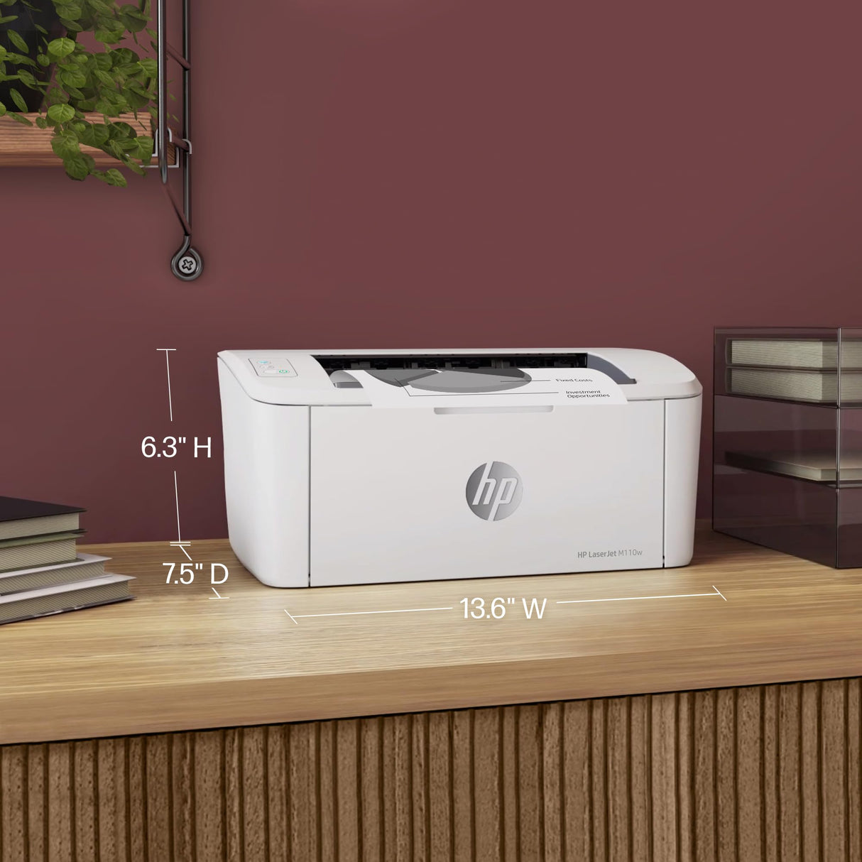 HP LaserJet M110w Wireless Printer, Print, Fast speeds, Easy setup, Mobile printing, Best for small teams HP