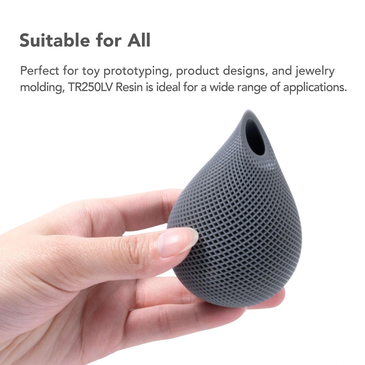 phrozen High Temp 3D Printer Resin [TR250LV], Functional Resin HDT80 °C 405nm DLP LCD UV-Curing Photopolymer Resin for Prototyping, Ducting, Molding, High Precision Printing,5kg phrozen