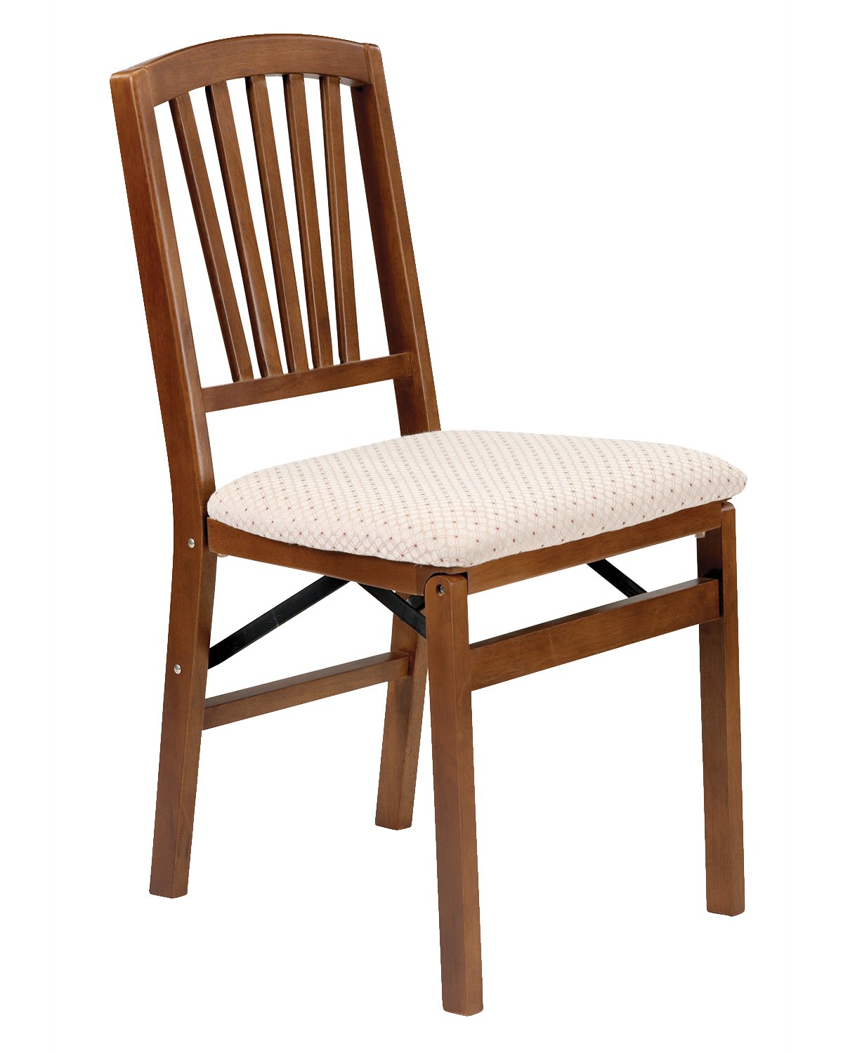 Stakmore Slat Back Folding Chair Finish, Set of 2, Fruitwood MECO
