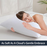 ZPECC Pillow Cases Standard Size 24 Pack - Bulk Snow White Pillowcases with Envelope Closure, Pillow Covers for Home, Camping, Travel Essentials (24 Pack,20x26,Snow White) ZPECC