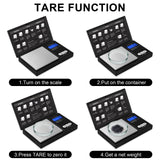 Fuzion Digital Pocket Gram Scale 1000g/0.1g, Small Digital Scales Grams Ounces Grains, Herb Scale, Jewelry Scale, Portable Travel Food Scale Fuzion