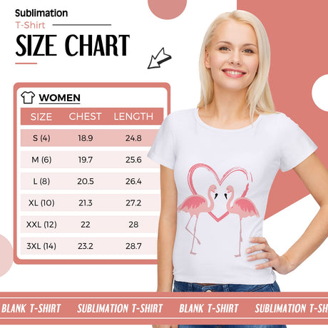 5 Pieces Women Sublimation Blank T-Shirt Basic White Polyester Shirts Sublimation Short Sleeve T-Shirt for Women (Medium) JenPen