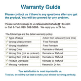 LETAU Cordless Wood Window Roman Shades, Bamboo Window Blinds, Pattern 14 LETAU