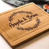 Personalized Cutting Board Wedding Registry Gift 2024, Custom Wedding & Anniversary Gift for Couples, Cool Bridal Shower Gifts, Custom Signs for Anniversary, New Home Housewarming Gifts for Women Kenzal Customized