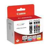 Canon PGI225/CLI226 Color Multi Pack Compatible to iP4820, MG5220, MG5120, MG6120, MG8120, MX882, iX6520, iP4920, MG5320, MG6220, MG8220, MX892 Canon