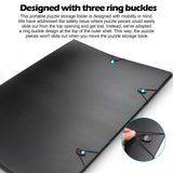 ZFCLXX Puzzle Storage Folder Keeper for Enthusiasts, 20"x 28" Iarge Capacity 1000-Pieces Puzzle Organizer Accessory, 20 Transparent High Definition Pockets, Movie Poster Storage Clip,Dust-Proof ZFCLXX