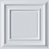 AMAZING WALL Home Non-3D Grey White Wooden Pattern Wall Panel PVC with Frosted Film Self Adhesive Peel and Stick Decoration for Living Room/Bedroom 11.8x11.8 8pcs/Set AMAZING WALL