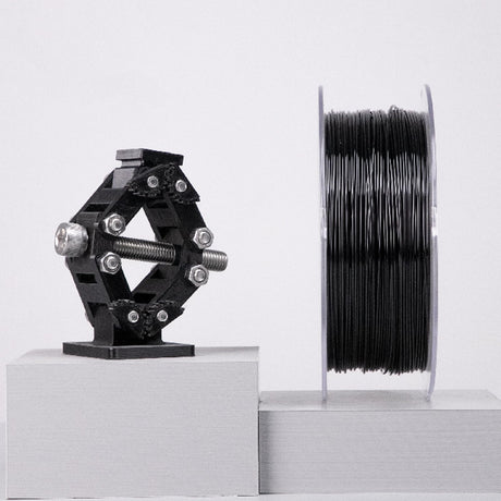 POM Filament, Polyoxymethylene 3D Printer Filament 1.75mm 1kg Spool, High Hardness, High Rigidity (Black) Spriour