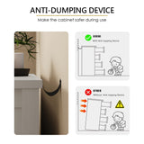 Dresser for Bedroom with 6 Drawers, Farmhouse Wood Chest of Drawers, Wide TV Stand Closet Storage Furniture with Metal Handle, Modern Clothes Organizer for Hallway, Living Room, Entryway, White Xixini