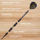 Hanbramo Dart Board, Decorative Dart Board Cabinet Set [12*Soft Tip Darts], Electronic Dart Board - Wooden Cabinet Doors with Integrated Scoreboard for Family Game Rooms [Apricot] Hanbramo