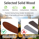 dearnow 52" wood ceiling fan with light with remote control, indoor outdoor wood ceiling fan with 3 wood blades for patio, living room, dining room, pavilion yard, etc (black + walnut) dearnow