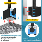 Lathe Light,1200 Lumens Magnetic Led Light, IP66 WaterProof Magnetic Base Shop Light for Milling Machine, Drill Press… YouTeMei