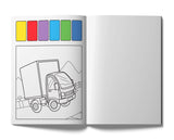 Pick and Paint Coloring Book: Vehicles WoodArtSupply