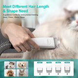 neabot Neakasa P1 Pro Pet Grooming Kit & Vacuum Suction 99% Pet Hair, Professional Clippers with 5 Proven Grooming Tools for Dogs Cats and Other Animals neabot