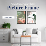 PictureFrameFactoryOutlet 20x29 Puzzle Frame - Showcase Your Artwork and Puzzles with Elegance and Security - 1.25" Black MDF Frame, Hanging Hardware, and Protective Plexi Glass Included PictureFrameFactoryOutlet