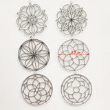 Ayhuhra 30 Sets Mandala Suncatchers Craft Kits Stained Glass DIY Window Paint Art Flower Suncatcher Kits for Spring Summer Party Activities Art Project Party Favors (Mandala) Ayhuhra