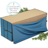Hearth & Harbor Christmas Tree Storage Bag - Fit Upto 7.5 ft Holiday Trees - Extra Wide Christmas Tree Storage Box Container Made from Durable Oxoford 600D Waterproof Fabric with Handles & Dual Zipper Hearth & Harbor