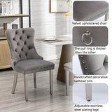 KUVADAZ 63"-78.74" White Faux Marble Extendable Dining Room Table Set for 8, 9-Piece Dining Table Set with 8 Chairs, Rectangle Wooden Expanding Kitchen Table and Grey Upholstered Chairs Set KUVADAZ