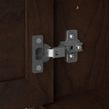 Bush Furniture Key West Tall TV Stand with Coffee Set of 2 End Tables, 24D x 60W x 30H, Bing Cherry Bush Business Furniture