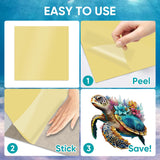 Wooden Puzzles for Adults, Coral Sea Turtle Jigsaw Puzzles 500 Piece, Unique Shape Puzzles for Adults and Kids, Fun Challenging Puzzles Family Game Gift, Royal Size 16.7 x 16.3 Inches delobil