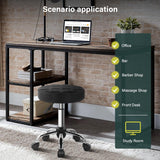 BFTOU Black Classic Swivel Stool with Wheel for Salon Work Home SPA Shop Height-Adjustable and Cost-Effective Rolling Stool Chair Small BFTOU
