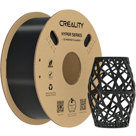 Creality Hyper PETG Filament 1.75mm for K1 Max, 3D Printer Filament Designed for High Speed 30-600mm/s, 1kg(2.2lbs)/Spool Gray PETG Filament, Dimensional Accuracy +/- 0.03 mm, Fits for 3D Printers Creality