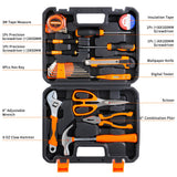 Home Tool Set - 20 Pieces Basic Mechanic Tool Kit with Toolbox Ideal Choice for Household Repair SPICIMOMO