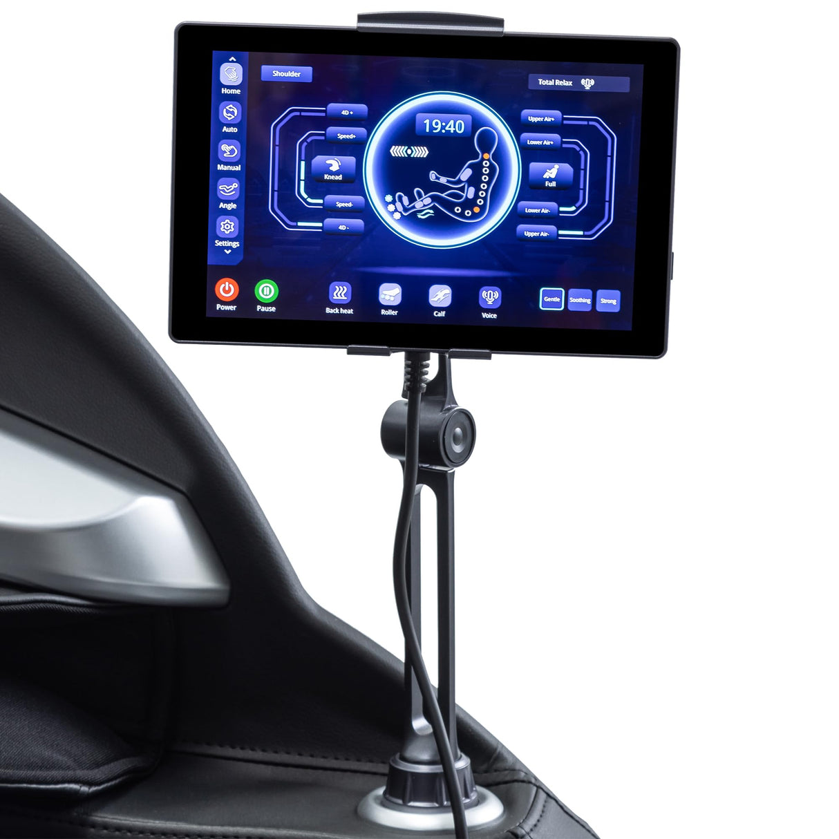 Alfine A688 Heaven Duet Massage Chair-4D & 3D Dual-Mechanism Zero Gravity Recliner with Yoga Stretch and Electric Automatic Footrest Extension-Full Body Relaxation, 20 Modes, AI Voice Control (Black) Alfine