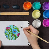 Sublimation Ceramic Coasters Blanks Bulk Round Drinks Coffee Cup Beverage Table Coaster, Absorbent Ceramic Coaster Set, Heat Transfer Cup Coasters for Home Decor with Cork Backing Pads (2PCS) Threenine