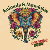 Animals & Mandalas Coloring Book: A Therapeutic Journey of Calm and Joy in Every Colorful Page Majosta