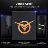 Big and Tall Gaming Chair with Footrest 350lbs, Computer Gamer Chair, High Back PC Gaming Chairs with Wide Seat, Lumbar Support, Armrest for Adults-Black COLAMY