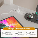 ADORNEVE Twin Size Loft Bed with Desk and 8 Storage Drawers, Metal Kids Loft Bed Twin with LED Lights & Charging Sation, Storage Shelves, 13.1" H Safety Guard & Ladder, No Box Spring Needed, White ADORNEVE