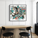 APTDYIGL 5D Horse Diamond Painting Kits for Adults Beginner,Animal Special Shape Diamond Art Kits,DIY Full Drill Diamond Dot with Gem Art Kits,Home Wall Decor 11.8x11.8inch APTDYIGL