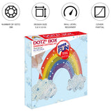 DIAMOND DOTZ Rainbow Smile Diamond Painting Kits for Adults - Diamond Art Kits a Relaxing Creative Craft Kit with Dotz Gems 5.9x5.9 DIAMOND DOTZ