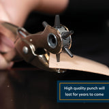 Weaver Leather German Made Revolving Punch , Steel Weaver Leather