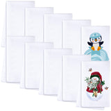 Patelai Sublimation Dishtowel Absorbent Multi Purpose Kitchen Dish Towels Blank DIY Kitchen Dishcloth Bathroom Towel for Kitchen Home,16 x 24 Inch (10) Patelai