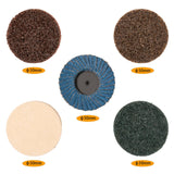 Right Angle Air Die Grinder With 22 Grinding Discs,1/4 inch Pneumatic Die Grinder Tool,Mini Angle Grinder Kit For Grinding,Polishing,Deburring YoShin